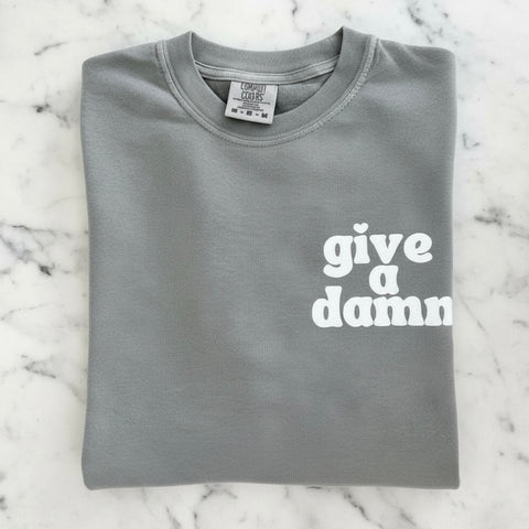 GIVE A DAMN.