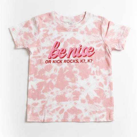 BE NICE OR KICK ROCKS