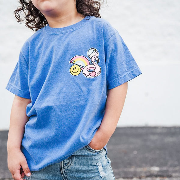 POOL PARTY PATCH TEE