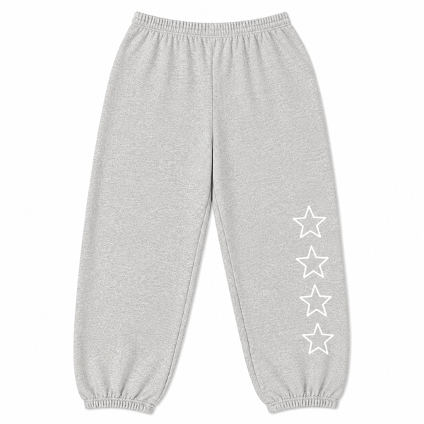 STAR SWEATPANTS - GRAY