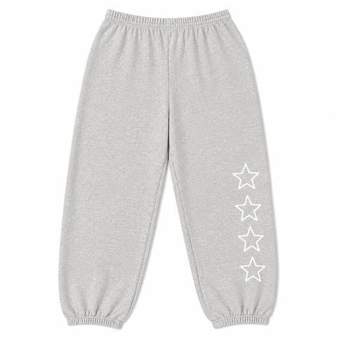STAR SWEATPANTS - GRAY
