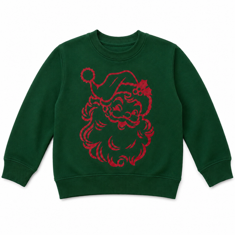 SANTA OUTLINE SWEATSHIRT