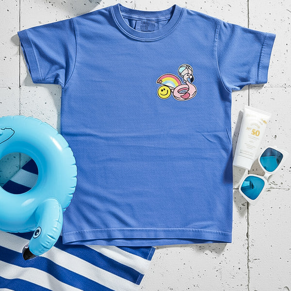 POOL PARTY PATCH TEE